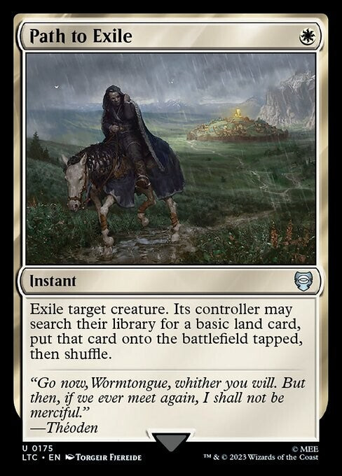Path to Exile ~ Commander: Lord of the Rings [ NM ] [ Magic MTG ]