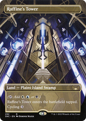 BORDERLESS Raffine's Tower ~ Streets of New Capenna [ NM ] [ MTG ]