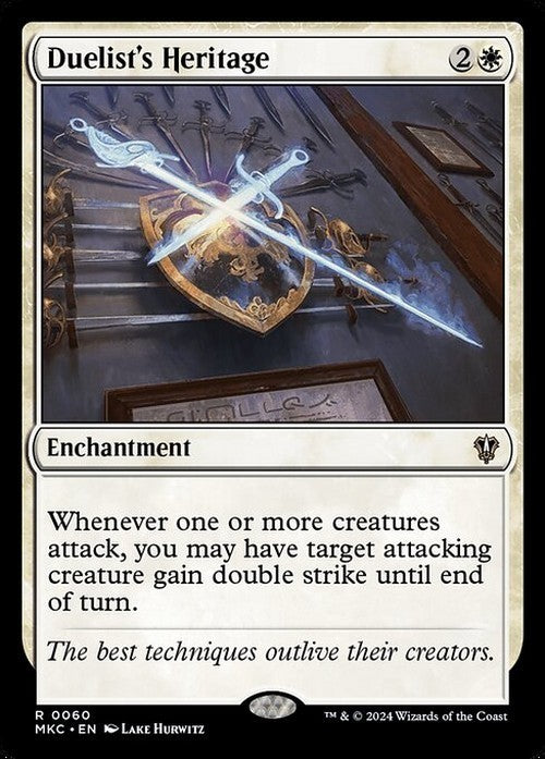 Duelist's Heritage ~ Commander: Murders at Karlov Manor [ NM ] [ Magic MTG ]