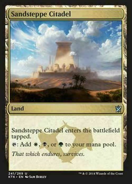 Sandsteppe Citadel ~ Khans of Tarkir [ EX ] [ Magic MTG ]