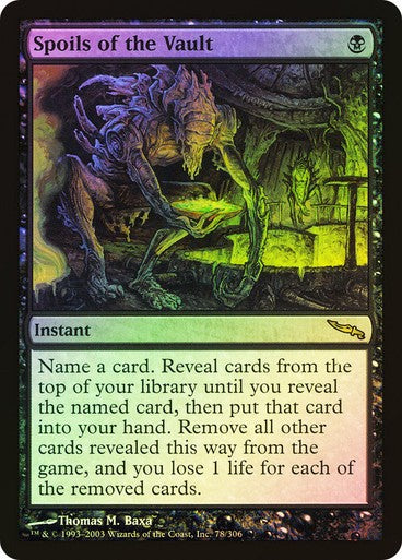 FOIL Spoils of the Vault ~ Mirrodin [ EX ] [ Magic MTG ]