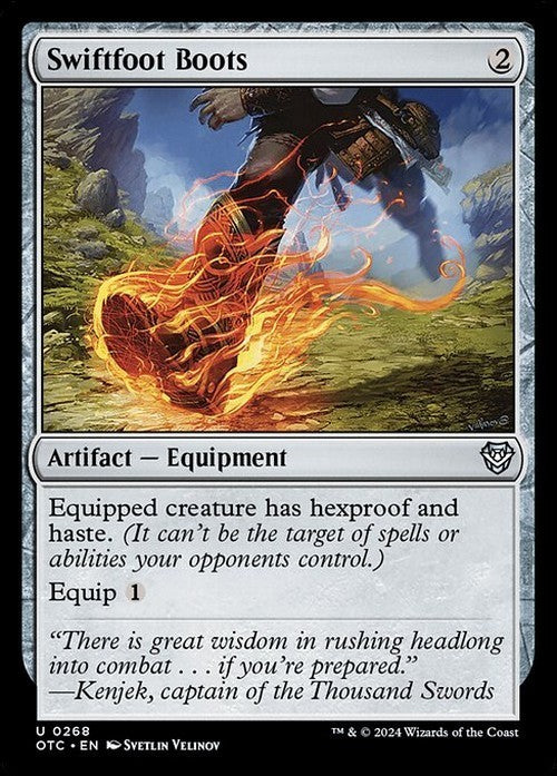 Swiftfoot Boots ~ Commander: Outlaws of Thunder Junction [ NM ] [ Magic MTG ]