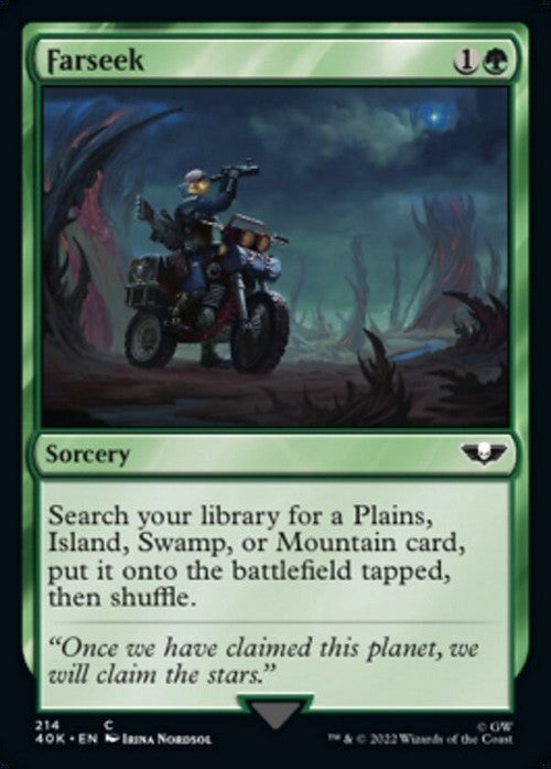 Farseek ~ Commander: Warhammer 40,000 [ NM ] [ Magic MTG ]