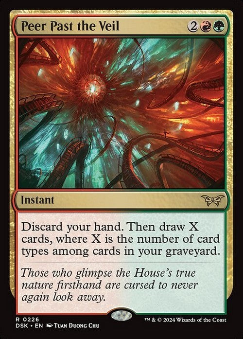 Peer Past the Veil ~ Duskmourn [ NM ] [ Magic MTG ]