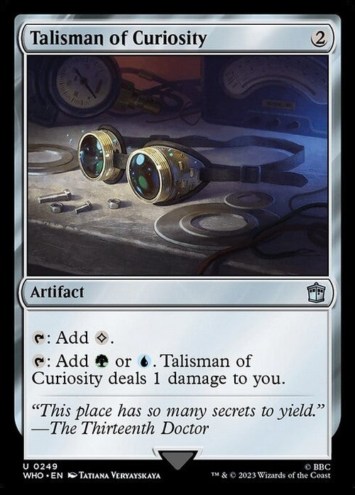 Talisman of Curiosity ~ Commander: Doctor Who [ NM ] [ Magic MTG ]
