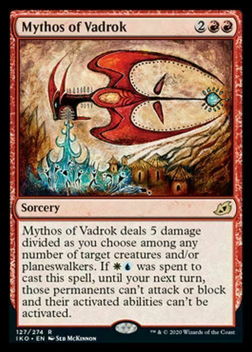 Mythos of Vadrok ~ Ikoria: Lair of Behemoths [ NM ] [ Magic MTG ]