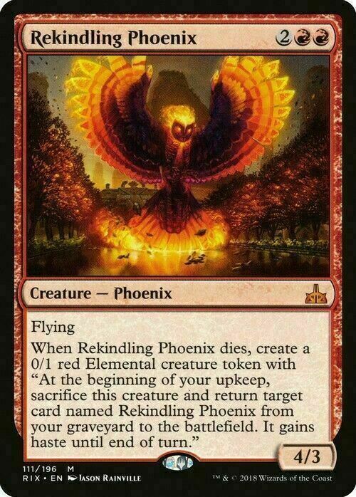 Rekindling Phoenix ~ Rivals of Ixalan [ EX ] [ Magic MTG ]