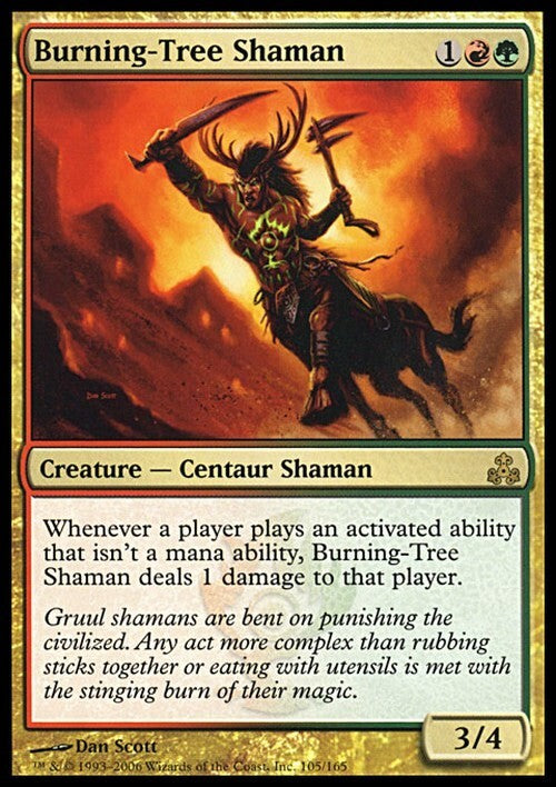 Burning-Tree Shaman ~ Guildpact [ EX ] [ Magic MTG ]
