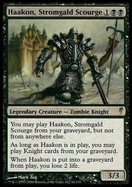 Haakon, Stromgald Scourge ~ Coldsnap [ EX+ ] [ Magic MTG ]