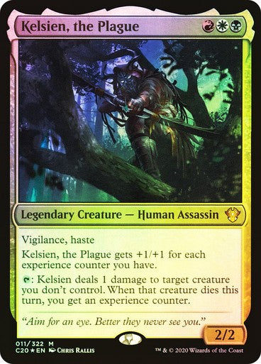 FOIL Kelsien, the Plague ~ Commander: Ikoria [ NM ] [ Magic MTG ]