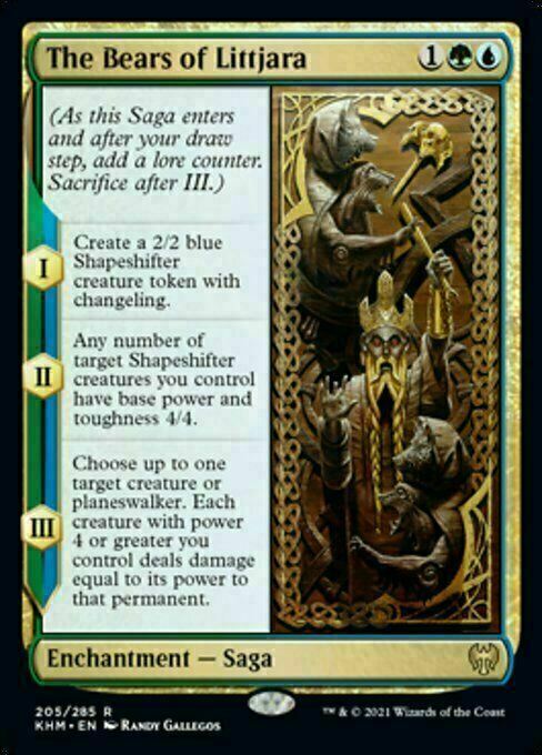 The Bears of Littjara ~ Kaldheim [ NM ] [ Magic MTG ]