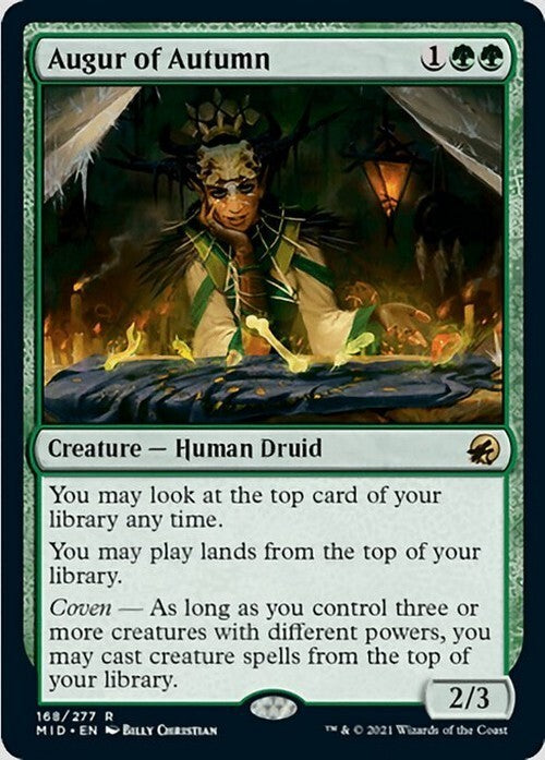Augur of Autumn ~ Midnight Hunt [ NM ] [ Magic MTG ]