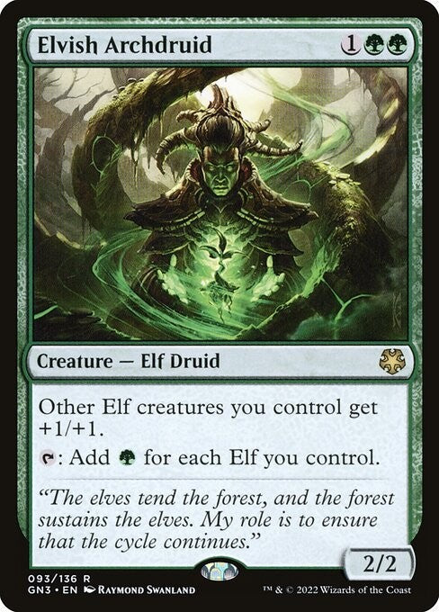 Elvish Archdruid ~ Game Night: Free For All [ NM ] [ Magic MTG ]