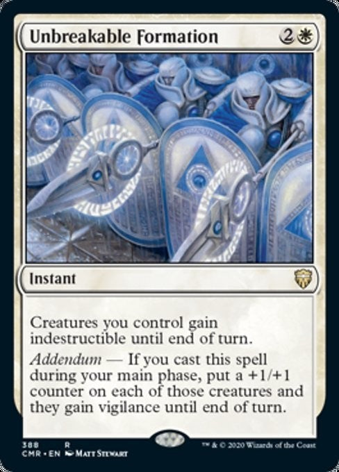 Unbreakable Formation ~ Commander Legends 1 [ NM ] [ Magic MTG ]