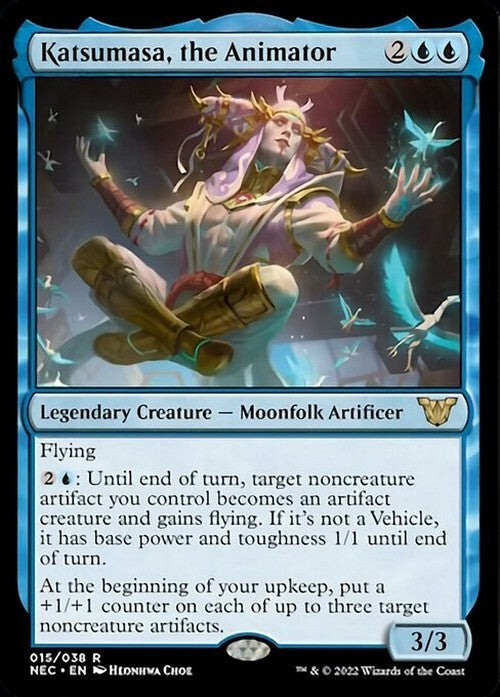 Katsumasa, the Animator ~ Commander: Kamigawa: Neon Dynasty [ NM ] [ Magic MTG ]