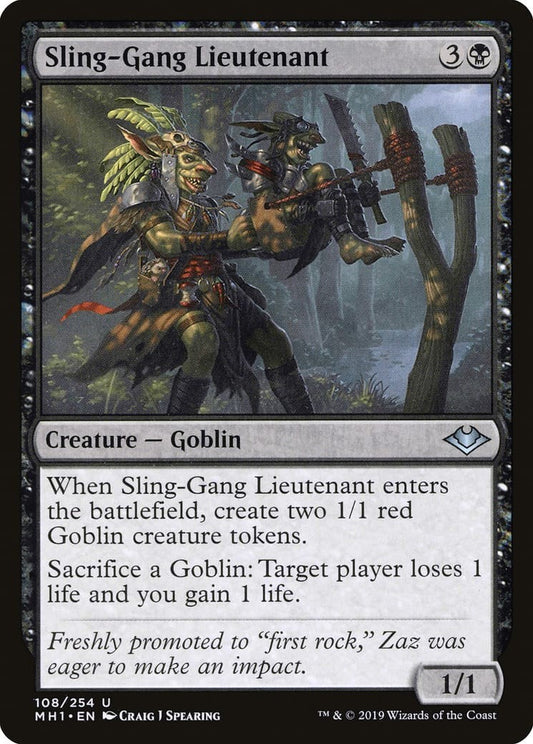 Sling-Gang Lieutenant ~ Modern Horizons 1 [ EX ] [ Magic MTG ]