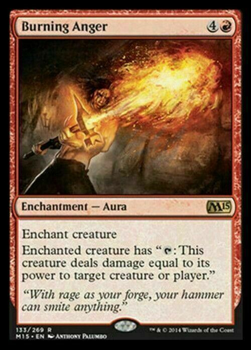 Burning Anger ~ Magic 2015 [ EX ] [ Magic MTG ]