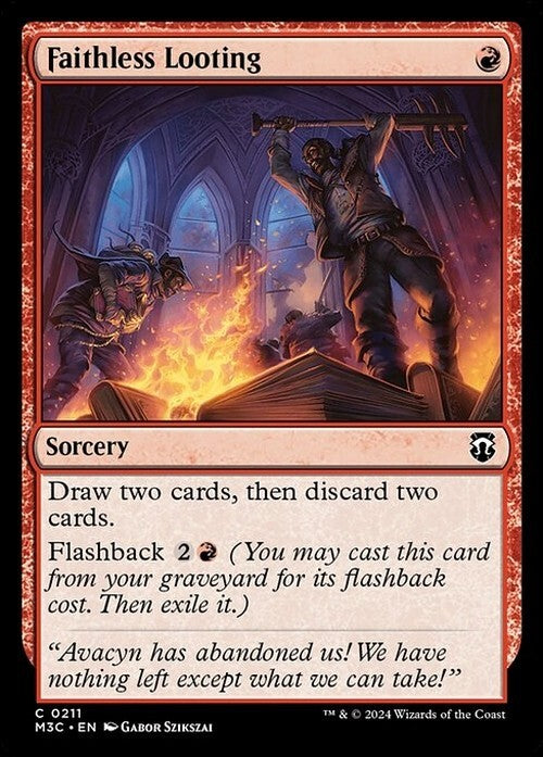 Faithless Looting ~ Commander: Modern Horizons 3 [ NM ] [ Magic MTG ]