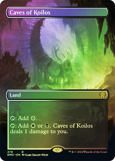 FOIL BORDERLESS Caves of Koilos ~ Dominaria United [ NM ] [ Magic MTG ]