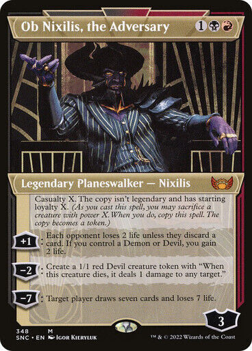 SHOWCASE Ob Nixilis, the Adversary ~ Streets of New Capenna [ NM ] [ Magic MTG ]