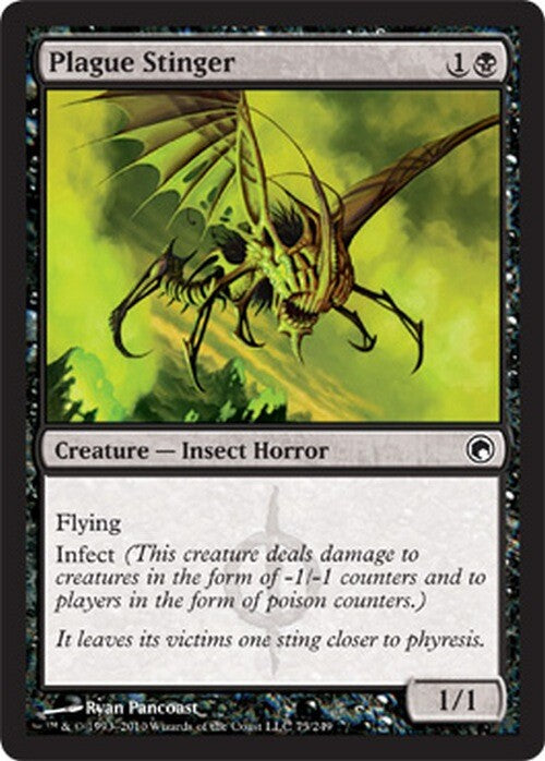Plague Stinger ~ Scars of Mirrodin [ EX ] [ Magic MTG ]