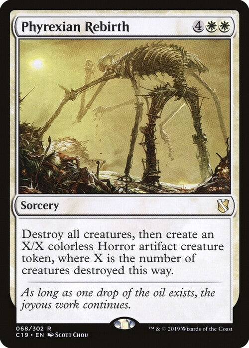 Phyrexian Rebirth ~ Commander 2019 [ EX ] [ Magic MTG ]