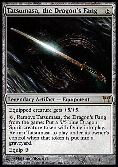 Tatsumasa, the Dragon's Fang ~ Champions of Kamigawa [ EX ] [ Magic MTG ]