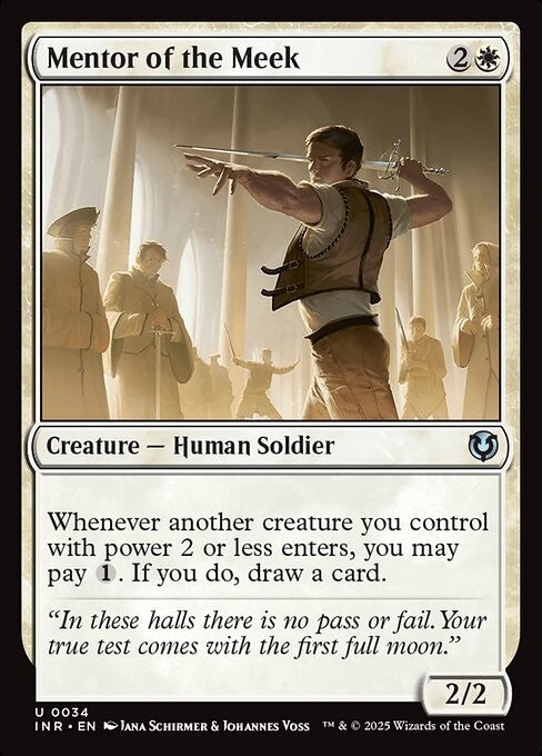 Mentor of the Meek ~ Innistrad Remastered [ NM ] [ Magic MTG ]