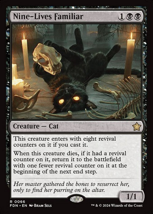 Nine-Lives Familiar ~ Foundations [ NM ] [ Magic MTG ]