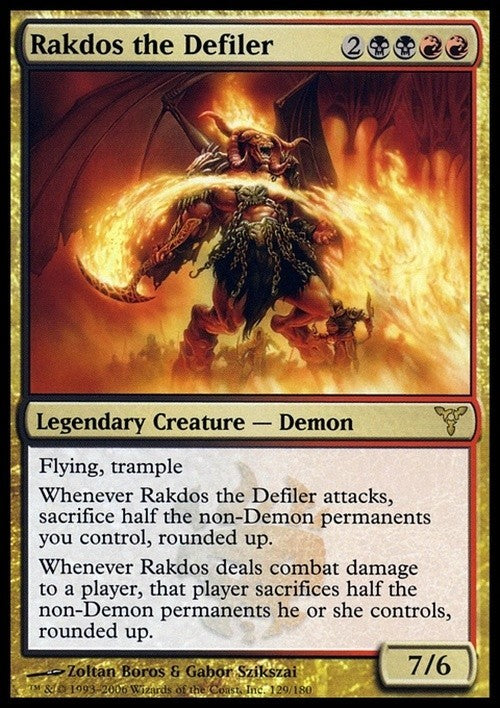 Rakdos the Defiler ~ Dissension [ EX ] [ Magic MTG ]