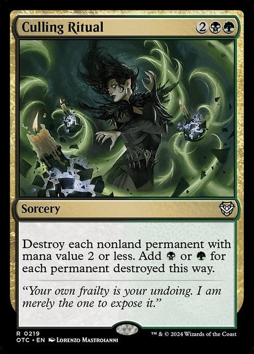 Culling Ritual ~ Commander: Outlaws of Thunder Junction [ NM ] [ Magic MTG ]