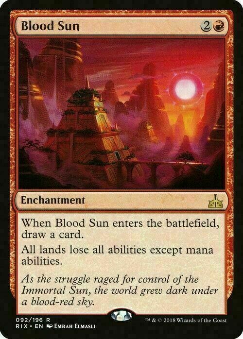 Blood Sun ~ Rivals of Ixalan [ EX+ ] [ Magic MTG ]