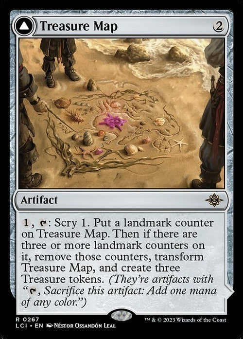 Treasure Map / Treasure Cove ~ The Lost Caverns of Ixalan [ NM ] [ Magic MTG ]