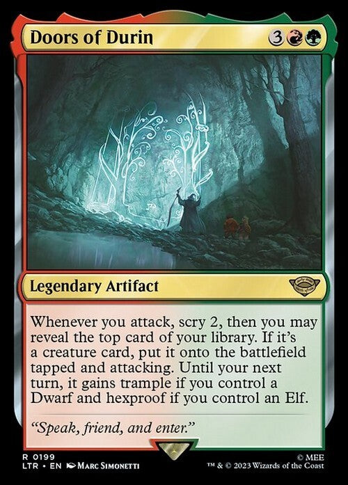 Doors of Durin ~ The Lord of the Rings [ NM ] [ Magic MTG ]