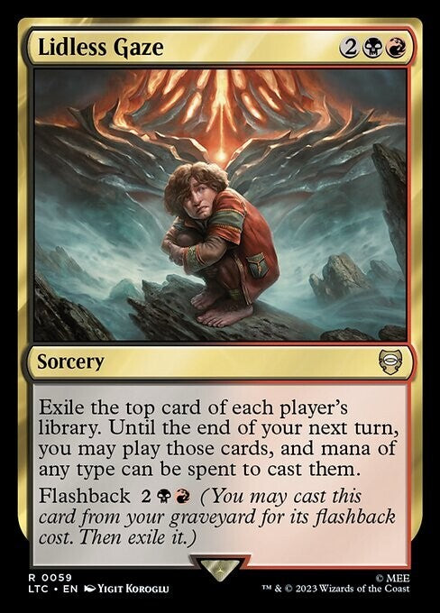 Lidless Gaze ~ Commander: Lord of the Rings [ NM ] [ Magic MTG ]