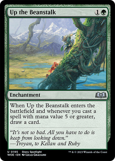 Up the Beanstalk ~ Wilds of Eldraine [ NM ] [ Magic MTG ]