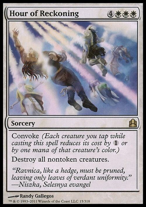 Hour of Reckoning ~ Commander 2011 [ EX ] [ Magic MTG ]