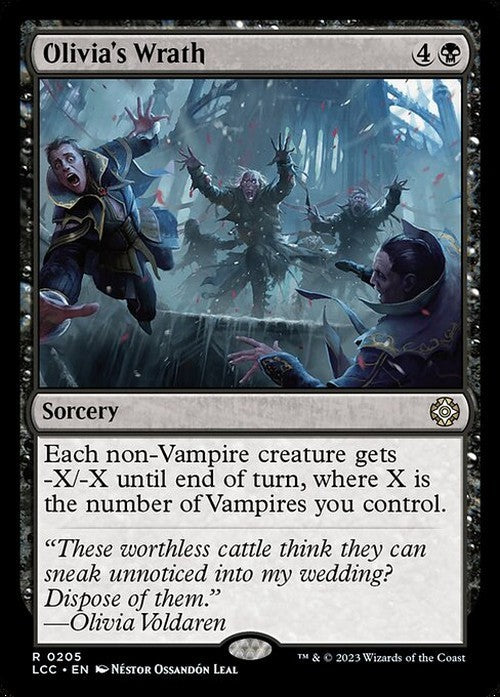 Olivia's Wrath ~ Commander: The Lost Caverns of Ixalan [ NM ] [ Magic MTG ]