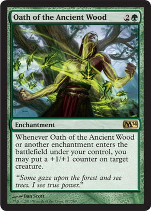 Oath of the Ancient Wood ~ Magic 2014 [ EX ] [ Magic MTG ]