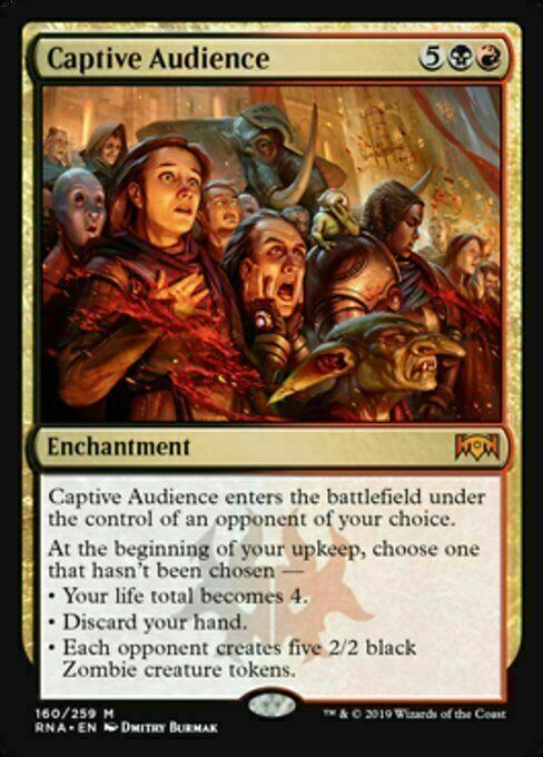 Captive Audience ~ Ravnica Allegiance [ EX ] [ Magic MTG ]