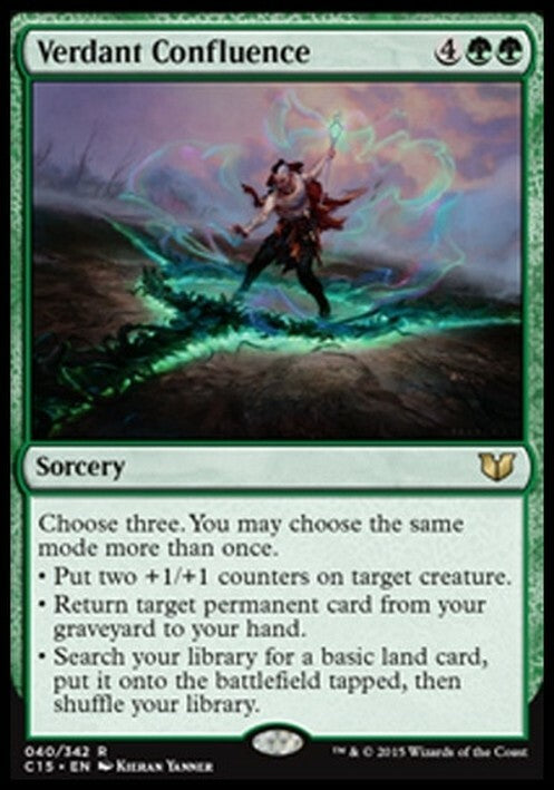 Verdant Confluence ~ Commander 2015 [ EX ] [ Magic MTG ]
