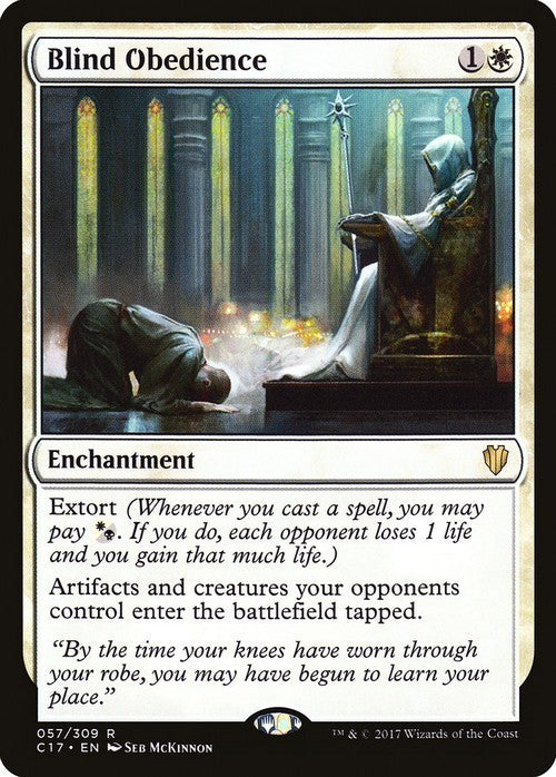 Blind Obedience ~ Commander 2017 [ EX ] [ Magic MTG ]