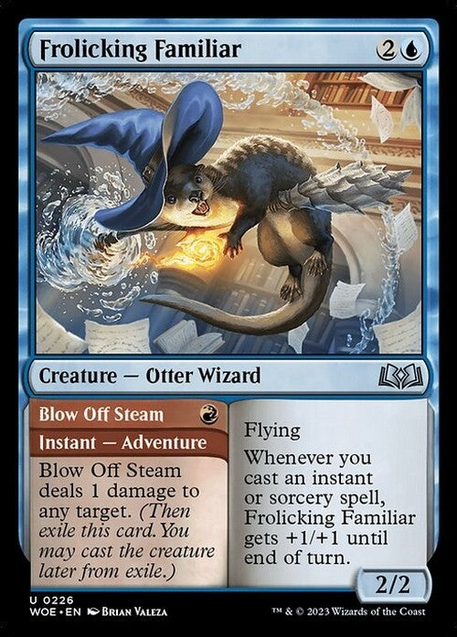 Frolicking Familiar ~ Wilds of Eldraine [ NM ] [ Magic MTG ]