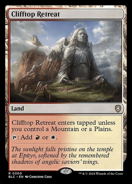 Clifftop Retreat ~ Commander: Bloomburrow [ NM ] [ Magic MTG ]