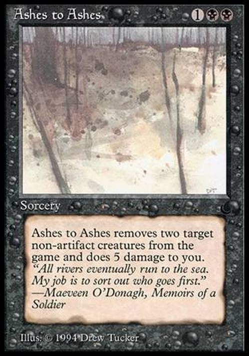 Ashes to Ashes ~ The Dark [ EX ] [ Magic MTG ]