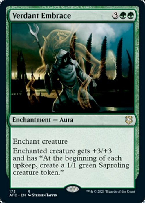 Verdant Embrace ~ Commander: Adventures in the Forgotten Realms [ NM ]