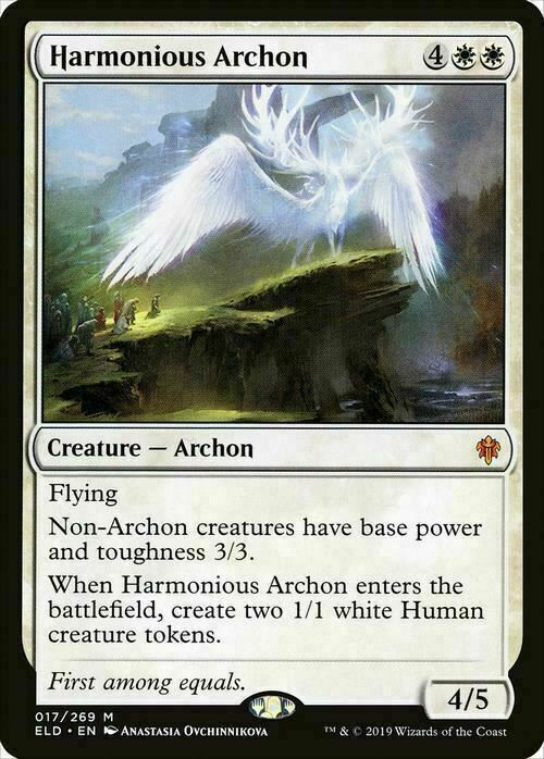 Harmonious Archon ~ Throne of Eldraine [ NM ] [ Magic MTG ]
