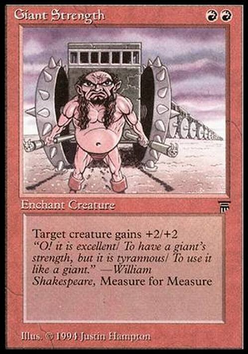 Giant Strength ~ Legends [ EX ] [ Magic MTG ]
