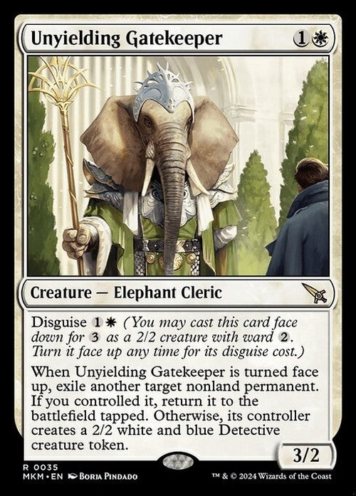 Unyielding Gatekeeper ~ Murders at Karlov Manor [ NM ] [ Magic MTG ]