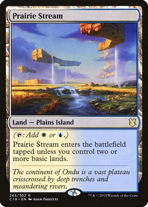 Prairie Stream ~ Commander 2019 [ NM ] [ Magic MTG ]